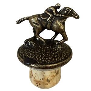 Blanton's Bourbon Horse & Jockey Bottle Top Stopper Letter "L”